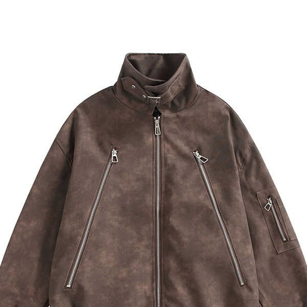 Мужская осенне-зимняя высококачественная модная брендовая американская ретро-мотоциклетная одежда пальто Мужская осенне-зимняя высококачественная модная брендовая американская ретро-мотоциклетная одежда пальто