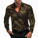 Cool Fashion Vintage Print Shirt Hawaiian Shirt Men Summer Shirt