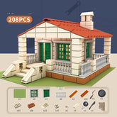 Children's Brick Building Villa Building House Toys