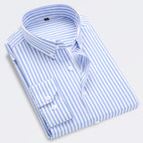Men's Casual Striped Long Sleeve Shirt