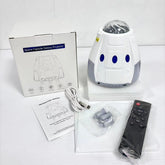 Creative USB Space Capsule Starry Atmosphere Projection Lamp Projector
