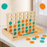 Wooden Puzzle Early Education Thinking Logic Training Desktop Parent-child Interactive Game Quarto Toys