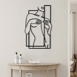 Girly Body Line Silhouette Wall Decoration