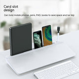 Computer Desktop Keyboard Portable Erasable Message Note Board Office Storage Box