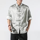 Fashionable Men's Short Sleeve Shirt and Coat