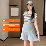 Casual Sports Belly Support One Third Legging Pants