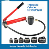 Manual Hydraulic Puncher Stainless Steel Sheet Metal Punching Machine