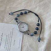 Women's Fashionable All-match Camellia Beaded Watch