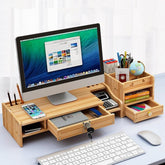 Computer Monitor Rack Drawer Neck Protection Storage Box