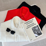 Fashionable short knitted elegant top