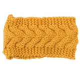 Women's Twist Needle Knitting Female Warm Crochet Wool Headband
