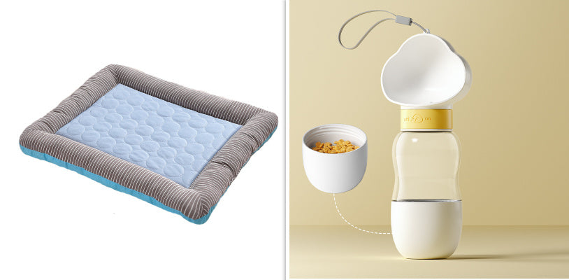 Pet Cooling Pad Bed For Dogs Cats Puppy Kitten Cool Mat Pet Blanket Ice Silk Material Soft For Summer Sleeping  Blue Breathable Pet Cooling Pad Bed For Dogs Cats Puppy Kitten Cool Mat Pet Blanket Ice Silk Material Soft For Summer Sleeping  Blue Breathable