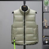 Cotton vest men's autumn-winter new shoulder back
