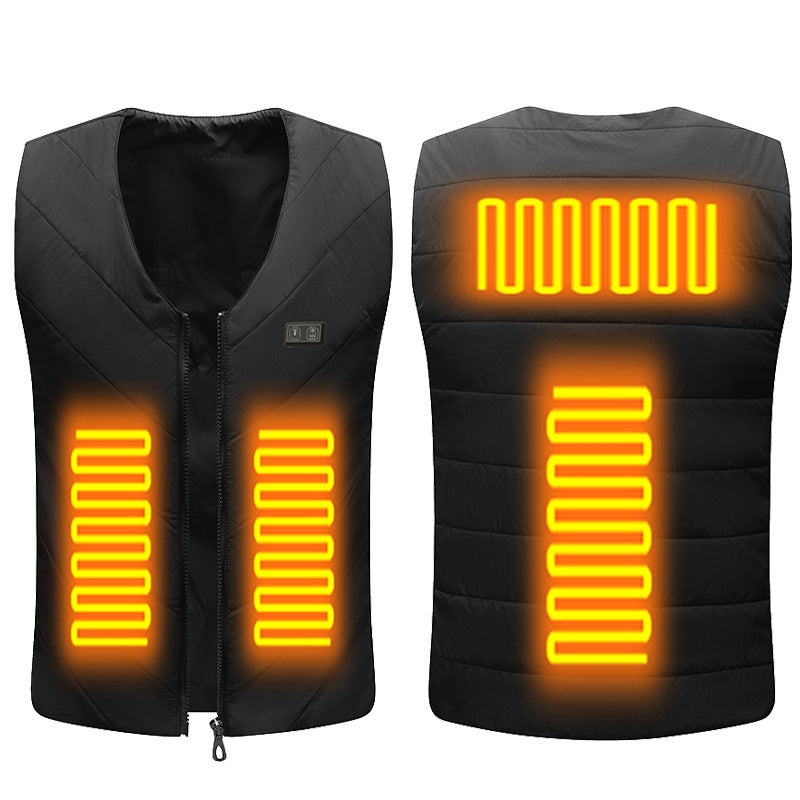 Electric Heating Double Code V-neck Intelligent Constant Temperature Warm Vest Electric Heating Double Code V-neck Intelligent Constant Temperature Warm Vest
