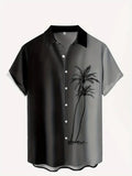 Men's Casual Plus Size Short Sleeve Shirt