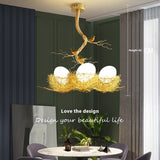 Wind Bird's Nest Chandelier Personalized Bar Lighting