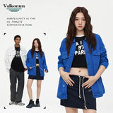 Куртка джинсовая однотонная свободного кроя Simplicity