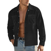 Men's Long Sleeve Corduroy Shirt