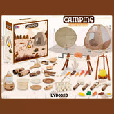 Children's Play House Toy Simulation Indoor Outdoor Camping Tent Picnic Tableware Baby Moisture Proof Pad Floor Mat