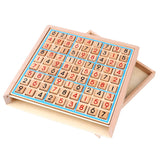 Wooden Sudoku Jiugongge Game Chess Early Education Toys
