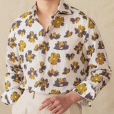 Spring Summer Thin Draped Breathable Long Sleeve Shirt