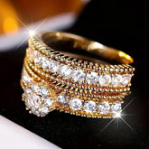 Fashion High-end Personality Ring Set Women
