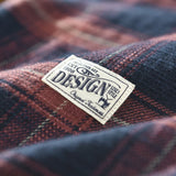 Полосатая клетчатая рубашка с длинными рукавами на весну и осень, мужская повседневная