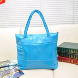 female bag new space bag down sponge bag shoulder bag cotton bag