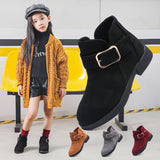 Big Kids Suede Leather Boots
