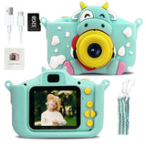 Children's Cartoon Digital Camera HD Photo Video Children's Camera Blue Children's Toy Gift
