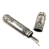 Hand-sewing sewing box needle storage tube