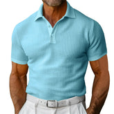 Polo shirt men's European and American for leisure