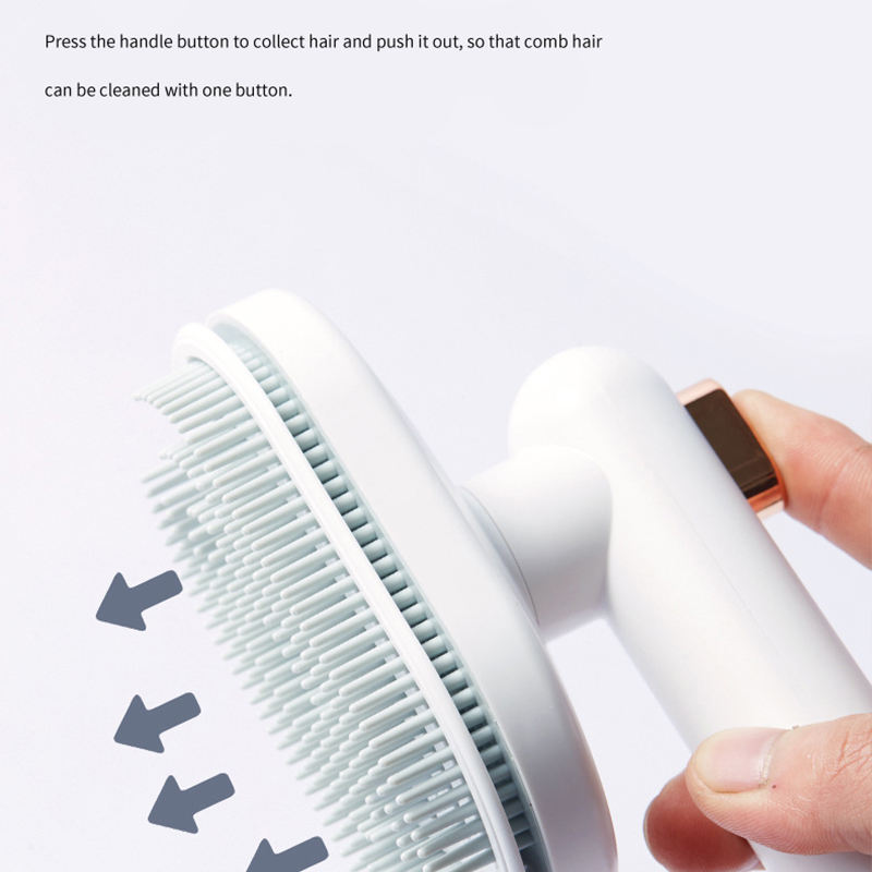 Pet Comb Cat Dog To Remove Floating Hair Pet Hair Brush Hair Removal Artifact Pet Grooming Brush Supplies Self Cleaning Comb Pet Products Pet Comb Cat Dog To Remove Floating Hair Pet Hair Brush Hair Removal Artifact Pet Grooming Brush Supplies Self Cleaning Comb Pet Products