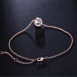 Crystal Women's Bracelet Zircon Micro-inlaid White Gold Plated Jewelry