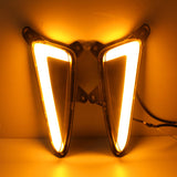 LED Daytime Running Lights Fog Lights Modified Yellow Light Steering