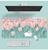 Flower Mouse Pad Super Cute Cartoon Laptop Keyboard Pad