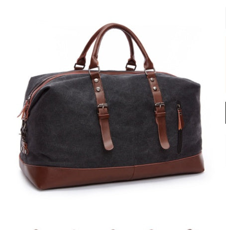 Retro canvas tote bag travel bag male fashion trend large capacity short-distance travel luggage bag shoulder bag male Retro canvas tote bag travel bag male fashion trend large capacity short-distance travel luggage bag shoulder bag male