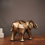 Resin Craft Geometric Elephant Craft Ornaments