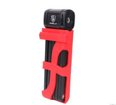 New Upgrade Anti-cut Safety Folding Bike Lock Professional Anti-theft Alloy Steel Foldable Bicycle Lock Keys