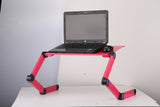 Adjustable Foldable Ergonomic Design Laptop Stand for Notebook Ultrabook Netbook or Tablet with Mouse Pad