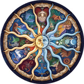 12 constellation diamond cross embroidery, new round needlework diy diamond painting music meditation