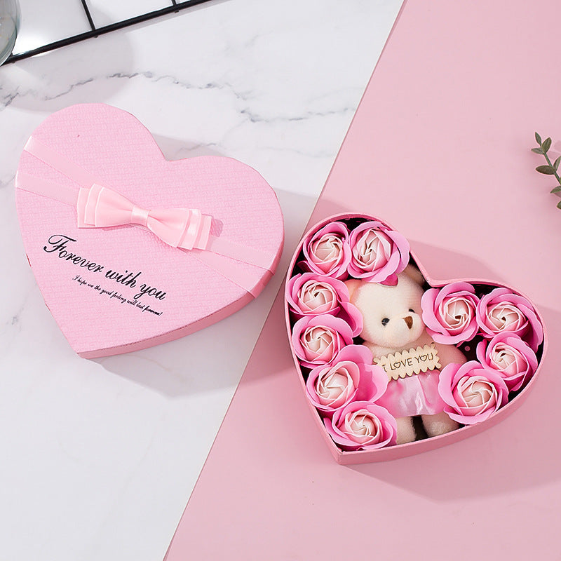 Heart-shaped Rose Red Gift Box New Year Christmas Gift Box Valentine's Day Christmas Gift Mother's Day Birthday Gift Heart-shaped Rose Red Gift Box New Year Christmas Gift Box Valentine's Day Christmas Gift Mother's Day Birthday Gift