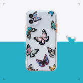 Colorful butterfly cell phone case