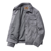 Spring men's thin suede jacket