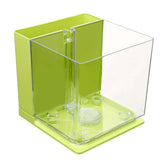 Self-cleaning small fish tank