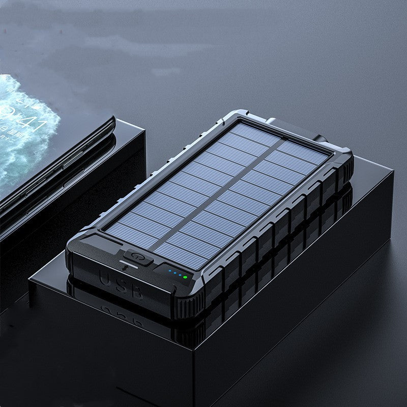 New solar wireless power bank Outdoor PD fast charging ultra-large capacity 20000 mAh power bank New solar wireless power bank Outdoor PD fast charging ultra-large capacity 20000 mAh power bank