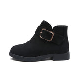 Big Kids Suede Leather Boots