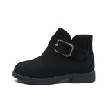 Big Kids Suede Leather Boots