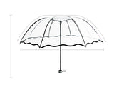 Transparent umbrella print umbrella