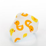 Children's Triangle Towel Baby Bib Saliva Towel Double-layer Cartoon Printing Double-sided Snap